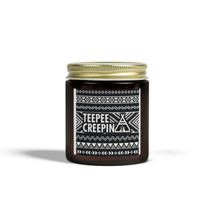 ~Teepee Creepin~ Scented Candles, Coconut Apricot Wax (4oz, 9oz)