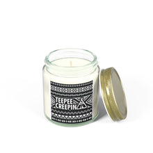 ~Teepee Creepin~ Scented Candles, Coconut Apricot Wax (4oz, 9oz)