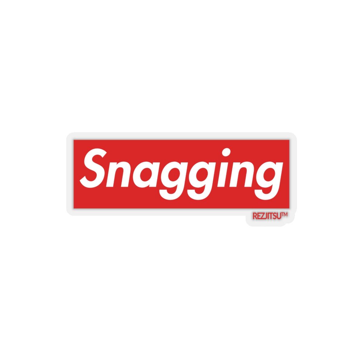 Snagging Sticker