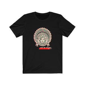 3D Medusa Head Set In Stone T-shirt