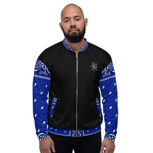 The Protected Bomber Jacket - Blue & Black