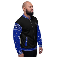 The Protected Bomber Jacket - Blue & Black