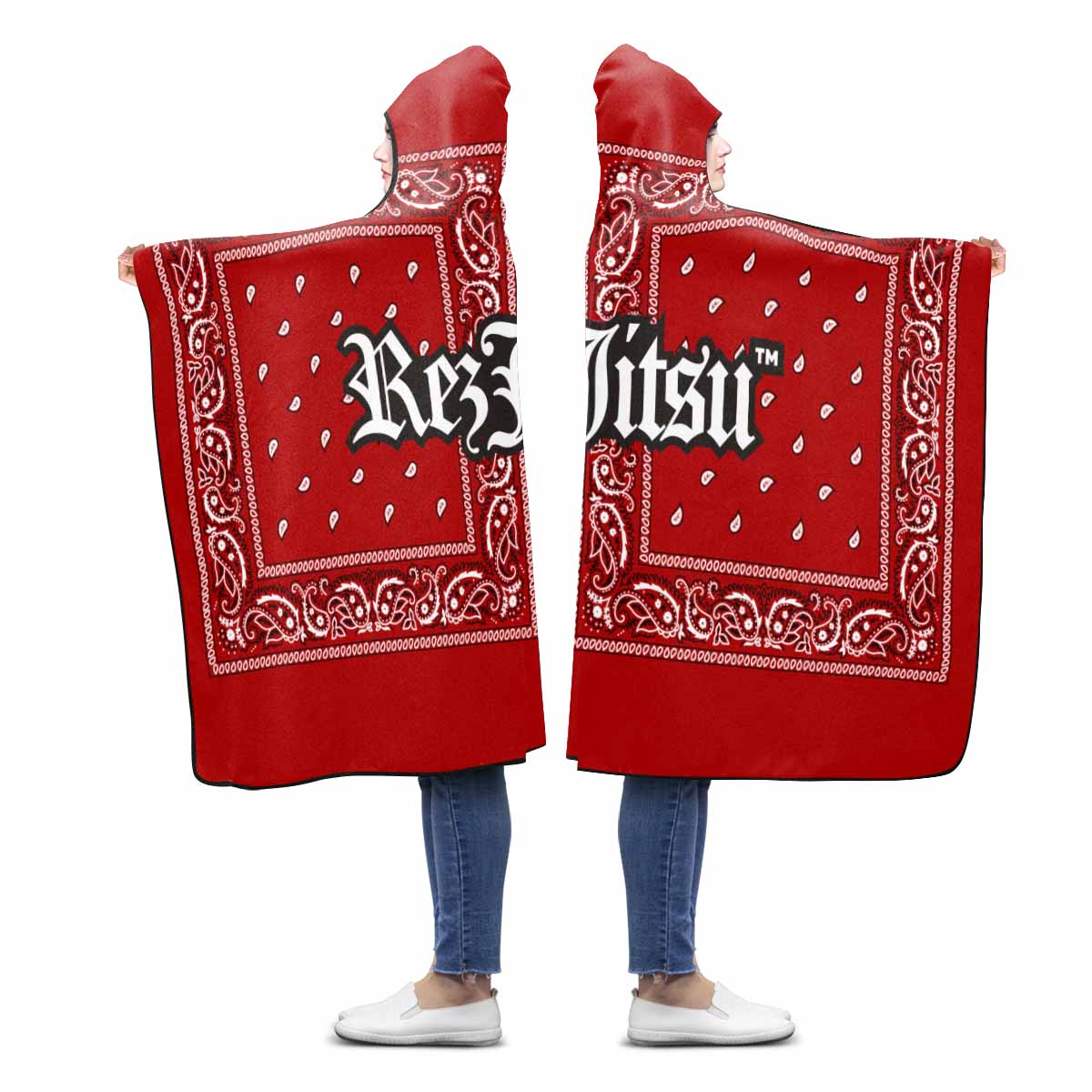 Rezjitsu Hooded Blanket Red