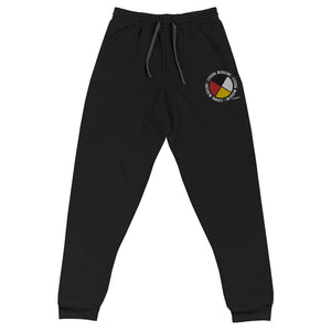 Strong Medicine Embroidered Medicine Wheel Joggers