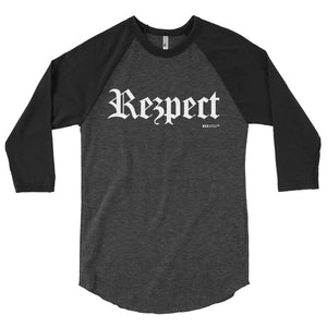 REZPECT 3/4 sleeve raglan shirt