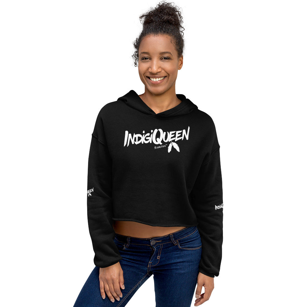 IndigiQueen Crop Hoodie